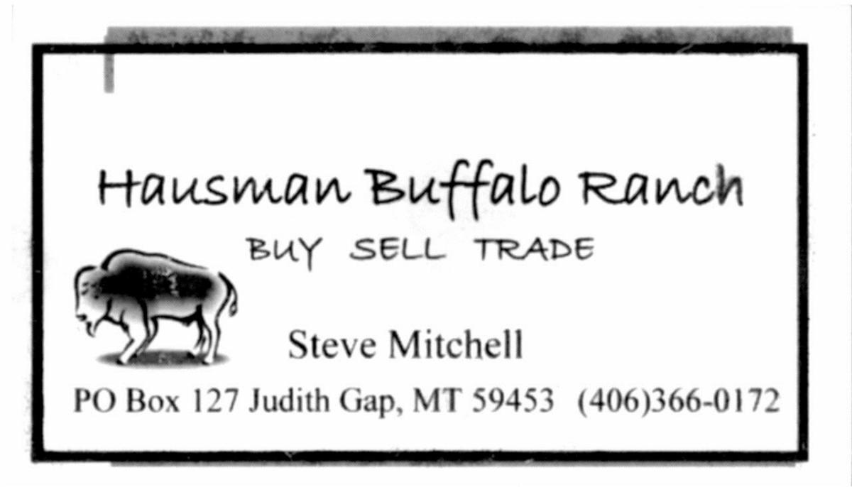 Hausman Buffalo Ranch BC
